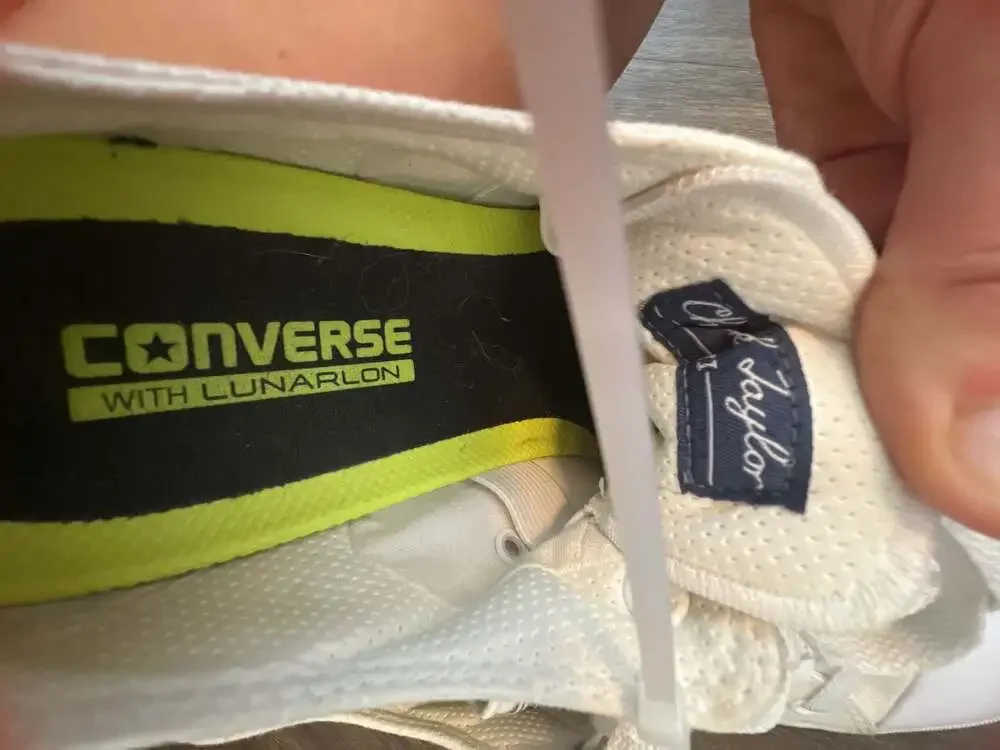 Converse Chuck Taylor All Star II Low Top White Sneakers - Picture 3 of 4